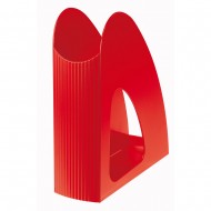 Suport vertical plastic pentru cataloage HAN Twin - rosu