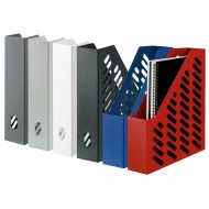 Suport vertical plastic pentru cataloage HAN Klassik - alb