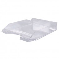 Tavita documente OFFICE Products, plastic lucios, transparent