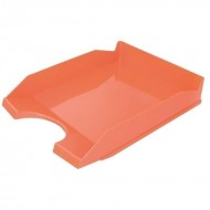Tavita documente OFFICE Products, plastic lucios, portocaliu