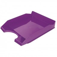 Tavita documente OFFICE Products, plastic lucios, mov