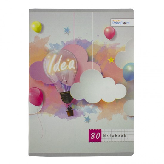 Caiet A5 80 file matematica Paperland, 70g/mp 10 buc/set