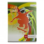 Caiet A5 80 file matematica Paperland, 70g/mp 10 buc/set