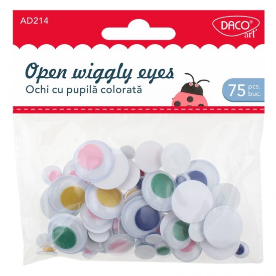 Accesorii craft - Ochi cu pupila colorata DACO
