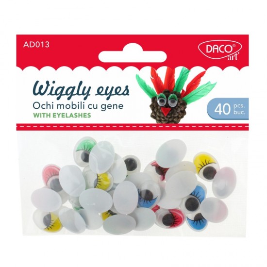 Accesorii craft - Ochi mobili colorati DACO