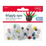 Accesorii craft - Ochi mobili colorati DACO