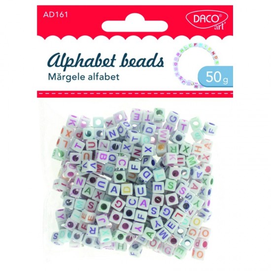 Accesorii craft - Margele alfabet DACO