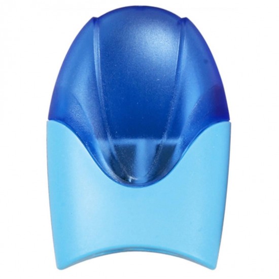 Ascutitoare plastic KEYROAD Wave cu container, 2 gauri