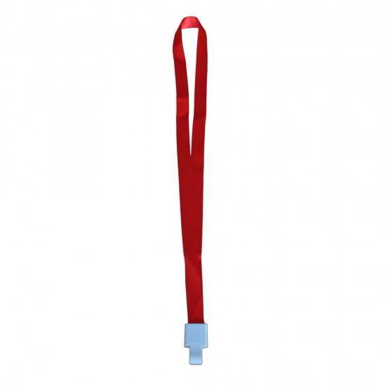 Lanyard textil, 15mm latime,sliding clip, KEJEA - rosu