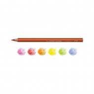 Creioane colorate CARIOCA Maxi Neon, triunghiulare, super fluorescente, 6 culori/cutie