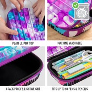 Penar cu fermoar ZIPIT ZIP & POP Storage Box - Purple Melt
