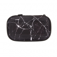 Penar cu fermoar ZIPIT ZIP & POP Storage Box - Black Marble