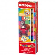 Plastilina 10 culori 200g Kores