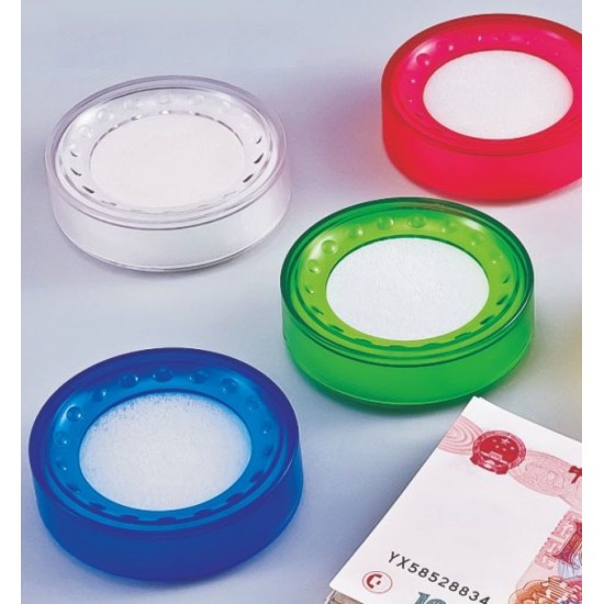 Buretiera D5cm, KEJEA - plastic transparent rosu