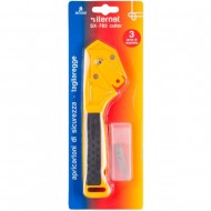 Cutter Artiglio SX-783 - pt. desfacut cartoane, taiat folie stretch si chingi plastic, 3 rezerve