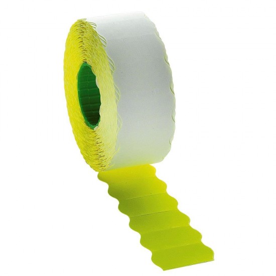 Etichete de pret in rola EUROPRIX, 26 x 12 mm, galben