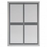 Avizier pentru interior cu rama click, NANO Display 4xA4 - 500x700mm, PORTRAIT