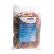 Elastice pentru bani DONAU, 60 mm, 1,5 x 1,5 mm, 80 % cauciuc, 500 gr, color