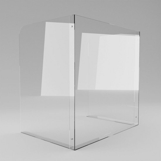 Protecție plexiglas pentru școala, tip U