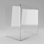 Protecție plexiglas pentru școala, tip U