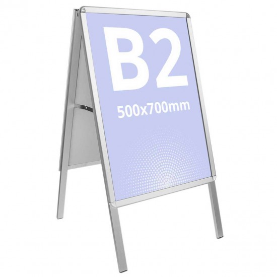 People Stopper, A board din profil aluminiu click 32mm cu colt rotund S5,500 x 700 mm