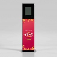 Showroom Display PREMIUM pentru tableta 10 inch, tip totem, negru, format 330x330x1200(H)mm.