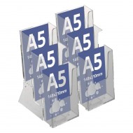 Suport pliante cu 3 buzunare, format A5 ( 210x148mm), 2buc/set