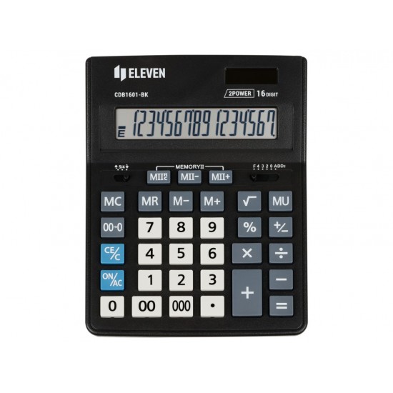 Calculator de birou 16 digiți, 205 x 155 x 35 mm, Eleven