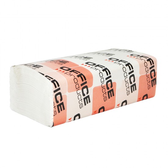 Servetele ZZ hartie alba, 23x25cm, 2 straturi, 150buc/pachet, 20pachete/cutie, Office Products