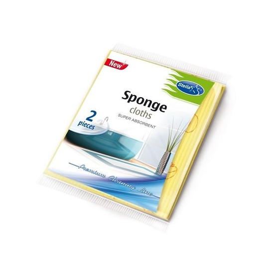 Lavete umede din fibre de bumbac, Stella Pack, set 2 buc