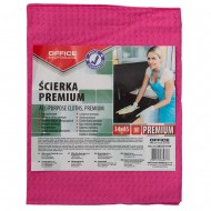 Lavete premium, 34 x 45cm, 3 buc/set, 80% vascoza, Office Products - culori asortate
