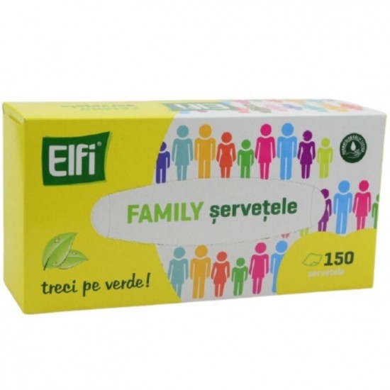 SERVETELE CUTIE 150BUC 2STR ELFI FAMILY/PAPELY