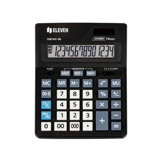 Calculator de birou 14 digiți, 205 x 155 x 35 mm, Eleven
