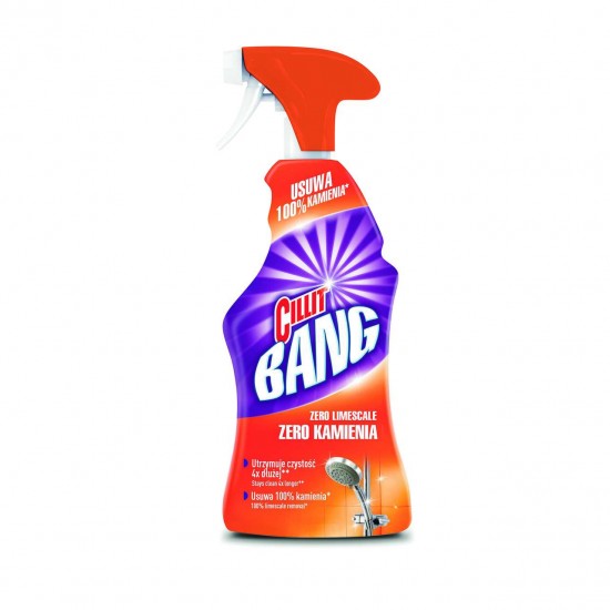 Solutie de curatat baia CILLIT Bang Limescale & Dirt, anticalcar, pulverizator, 750ml