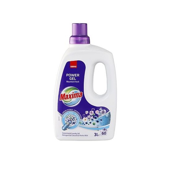 Detergent rufe Sano Maxima Gel Power Gel Mountain Fresh 3L