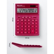 Calculator de birou 12 digiți, 204 x 155 x 33 mm, Eleven Roz