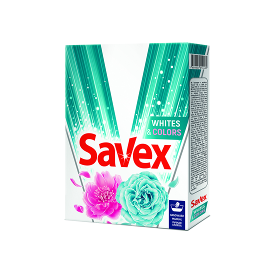 SAVEX Detergent Manual Tesaturi Albe si Colorate 400 g