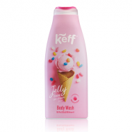 KEFF Gel de Dus cu Parfum de Vanilie si Nuca de Cocos 500 ml