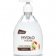 CLINEX Liquid Soap, 500 ml, cu pompita, sapun lichid pentru spalatul mainilor - miros de migdale