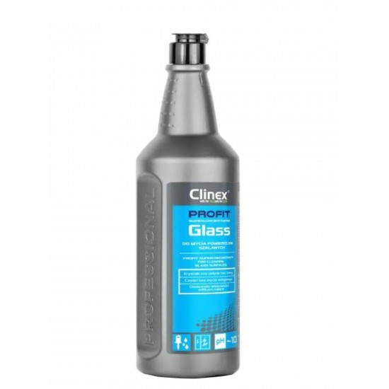 CLINEX PROFIT Glass, 1litru, solutie superconcentrata, pt curatat suprafete si obiecte din sticla