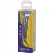 Capsator Kangaro Nowa-335/S din plastic, capse 24/6, 26/6, 30 coli, galben lemon
