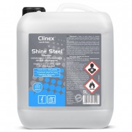 CLINEX Shine Steel, 5 litri, solutie pt. curatare, intretinere suprafete otel inoxidabil