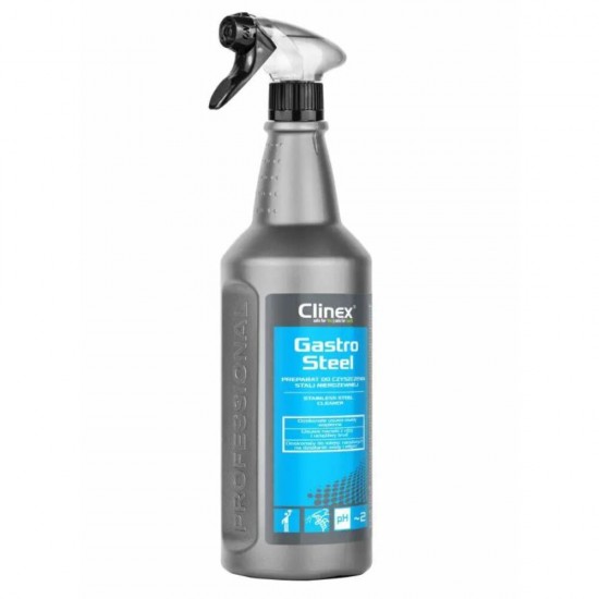 CLINEX Steel, 1litru, detergent de curatare acid pentru suprafete si echipamente din otel inoxidabil