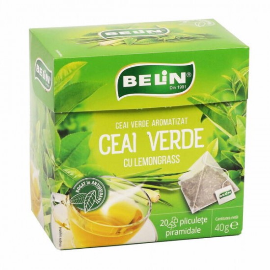 BELIN Ceai Verde cu Lemongrass 40 g