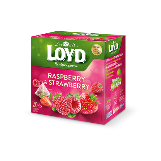 LOYD Ceai Zmeura si Capsuni 40 g