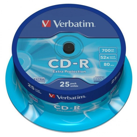CD-R 700 MB 52x Verbatim, 25buc/set