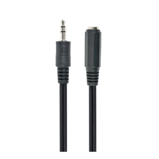 Cablu audio Gembird, 3.5mm jack male - 3.5mm jack female, 2m, Black
