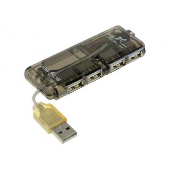 Hub USB 2.0 4 porturi, negru HUB4M-BK-BU