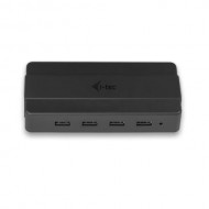 Hub USB cu alimentare I-tec U3HUB445, 4x USB 3.0, Black