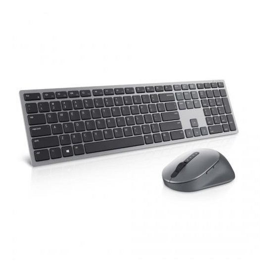 Kit Wireless Dell KM7321W - Tastatura, USB, Titan Gray + Mouse Optic, USB, Titan Gray